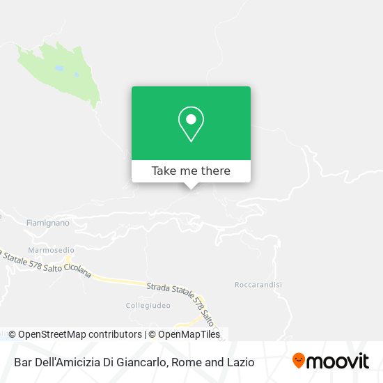 Bar Dell'Amicizia Di Giancarlo map