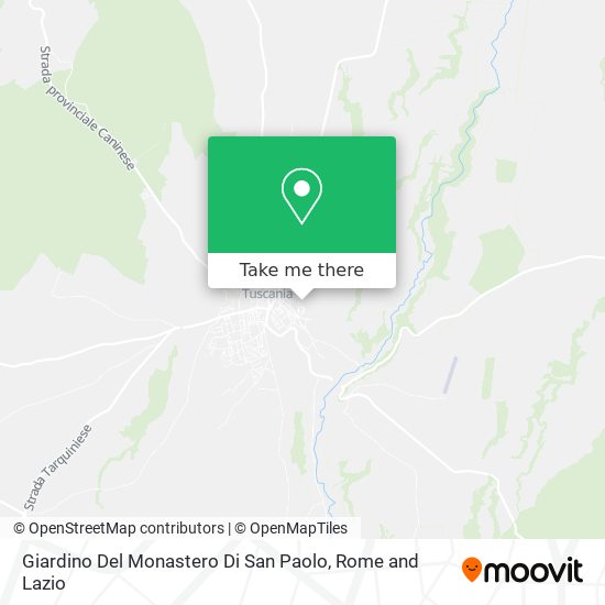 Giardino Del Monastero Di San Paolo map