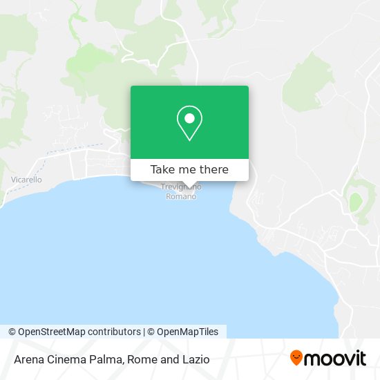 Arena Cinema Palma map