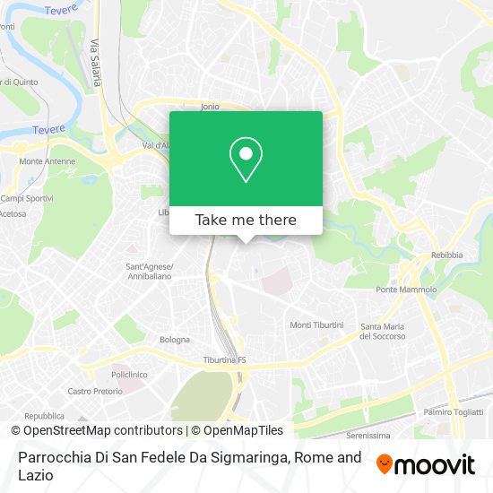 Parrocchia Di San Fedele Da Sigmaringa map