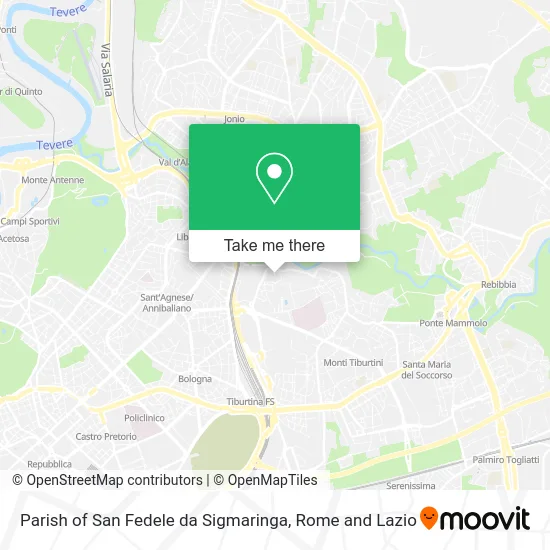 Parish of San Fedele da Sigmaringa map