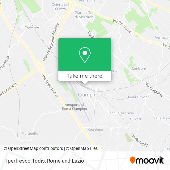 Iperfresco Todis map