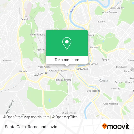 Santa Galla map