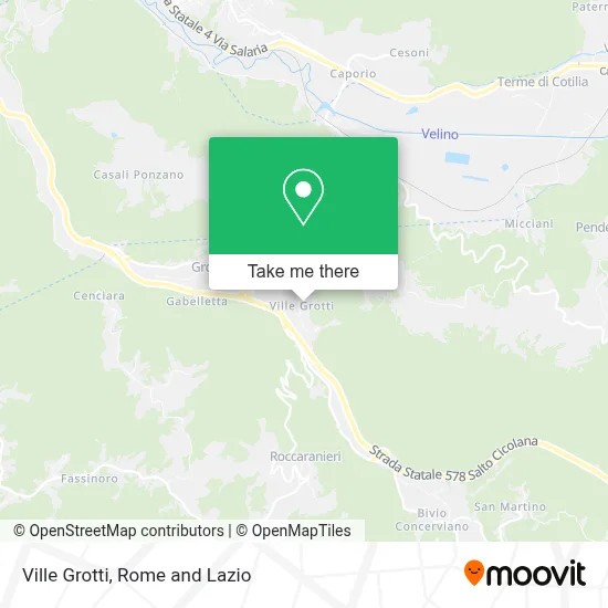 Ville Grotti map
