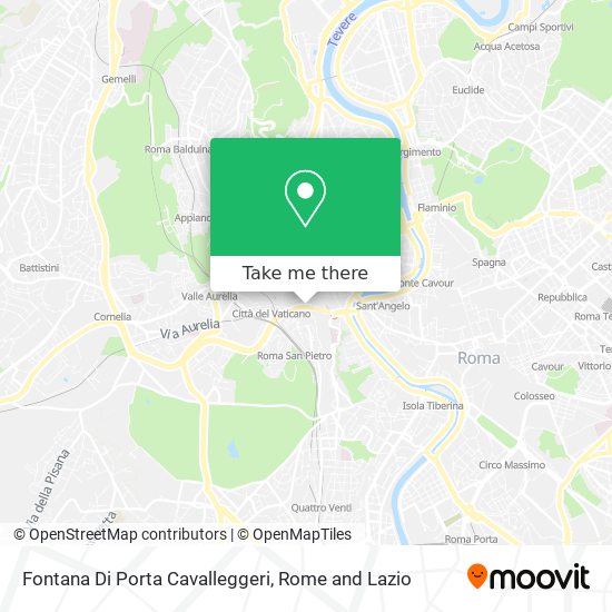 Fontana Di Porta Cavalleggeri map