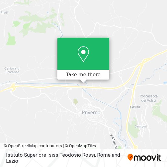Istituto Superiore Isiss Teodosio Rossi map