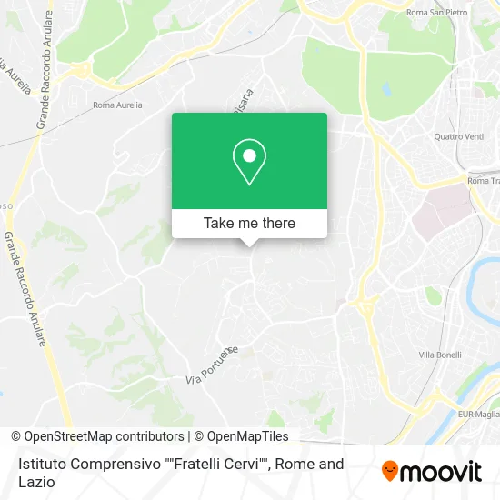 "Fratelli Cervi" Comprehensive Institute map