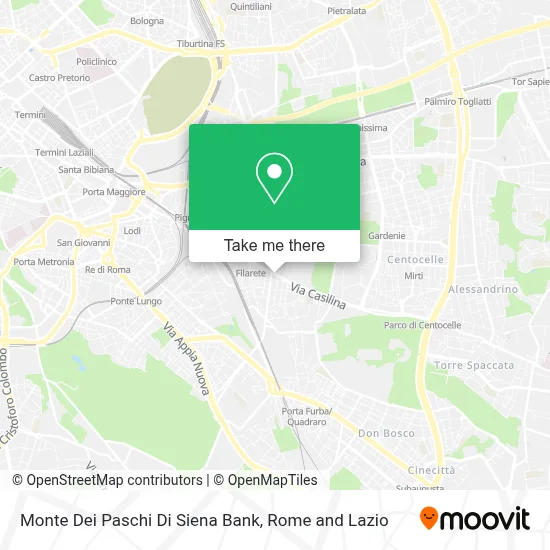Monte Dei Paschi Di Siena Bank map