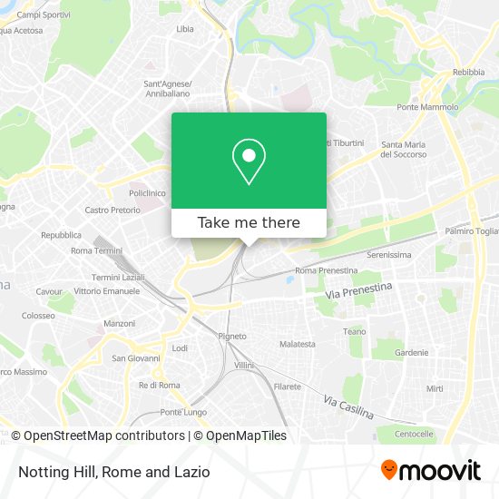 Notting Hill map