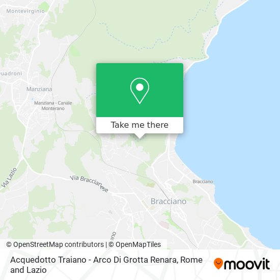 Acquedotto Traiano - Arco Di Grotta Renara map