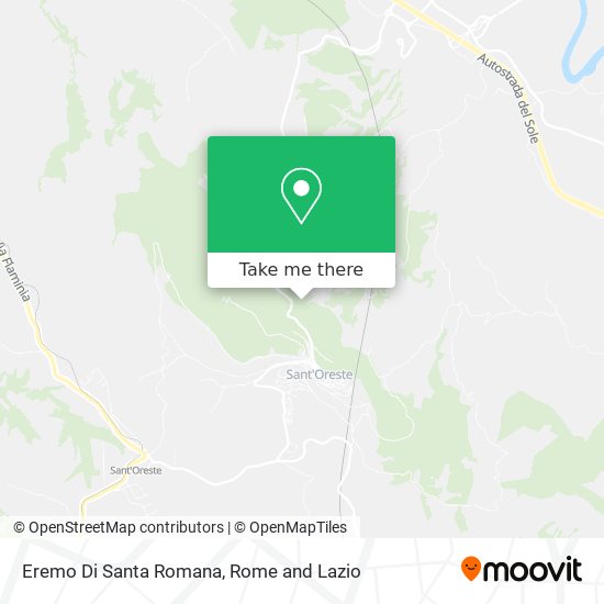 Eremo Di Santa Romana map