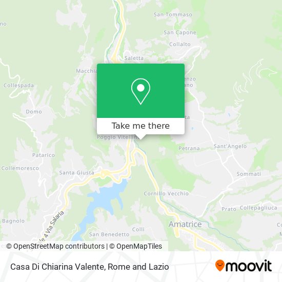 Casa Di Chiarina Valente map