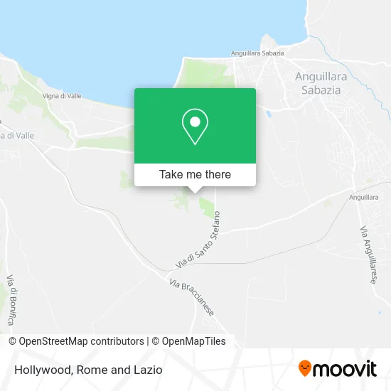 Hollywood map
