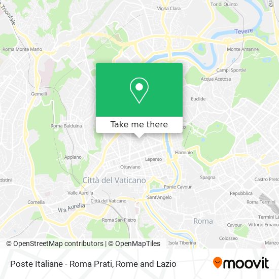 Poste Italiane - Roma Prati map