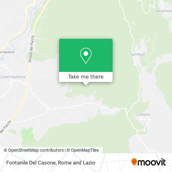 Fontanile Del Casone map