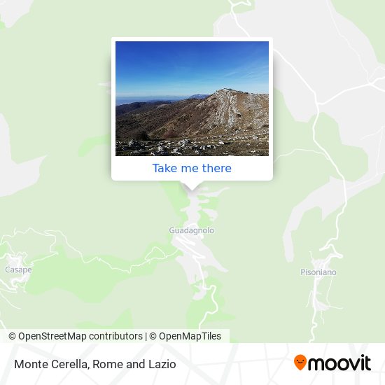 Monte Cerella map