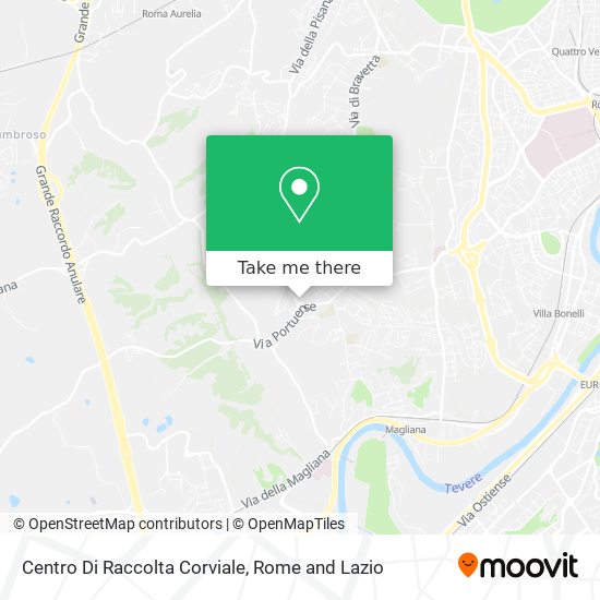 Centro Di Raccolta Corviale map