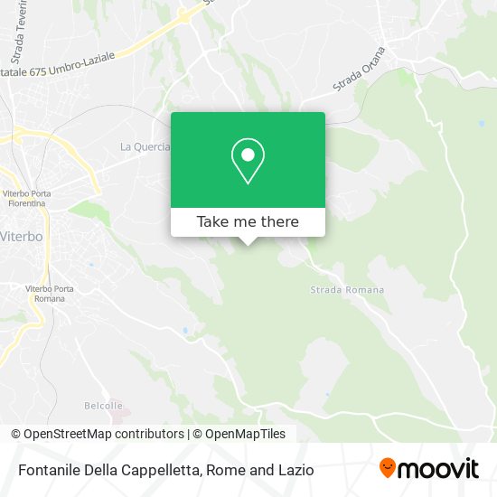 Fontanile Della Cappelletta map