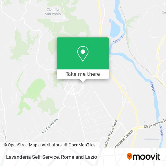 Lavanderia Self-Service map