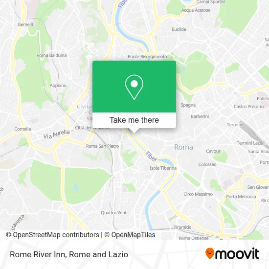 Rome River Inn map