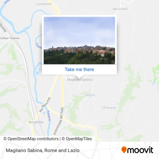 Magliano Sabina map