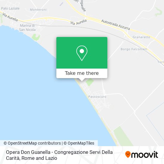 Opera Don Guanella - Congregazione Servi Della Carità map