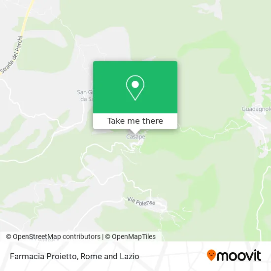 Proietto Pharmacy map