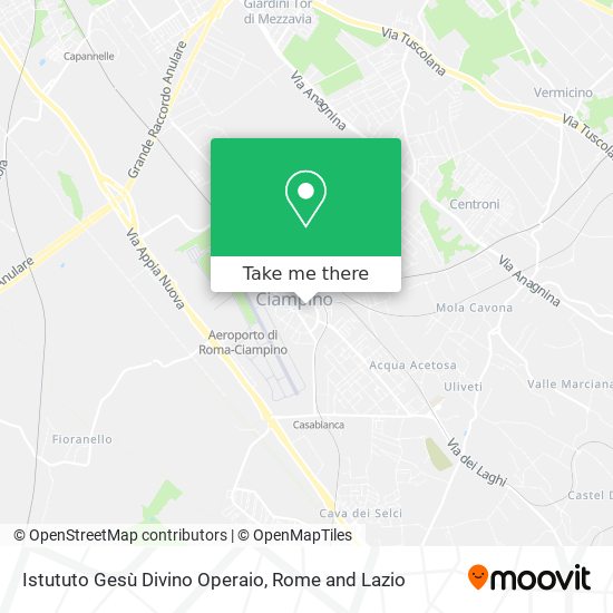 Istututo Gesù Divino Operaio map
