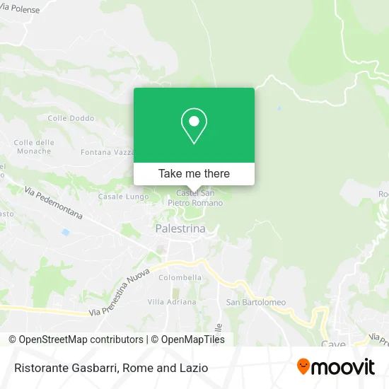 Ristorante Gasbarri map