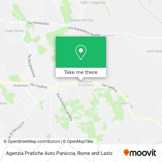 Agenzia Pratiche Auto Paniccia map