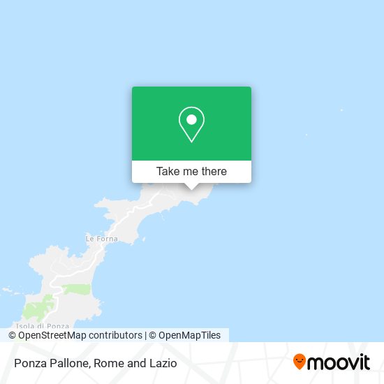 Ponza Pallone map