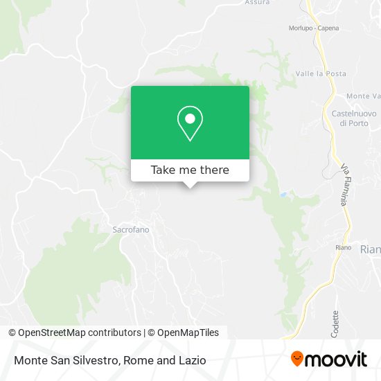 Monte San Silvestro map