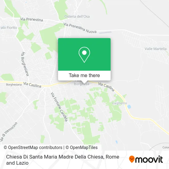 Church of Saint Mary Mother of the Church map