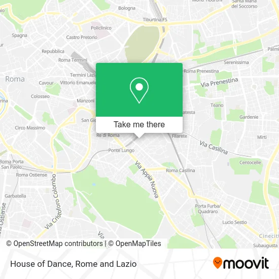 House of Dance map