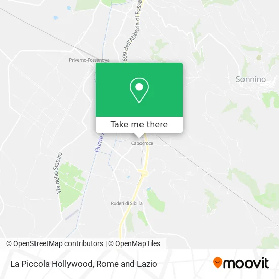 La Piccola Hollywood map