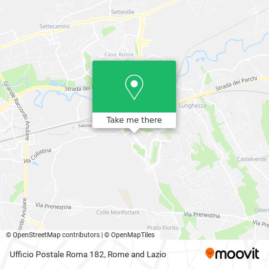 Ufficio Postale Roma 182 map