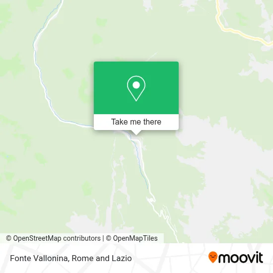 Fonte Vallonina map
