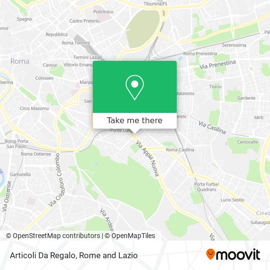 Articoli Da Regalo map