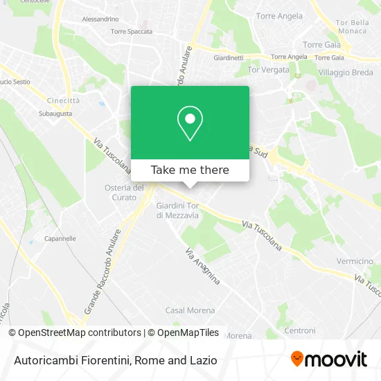 Fiorentini Auto Parts map