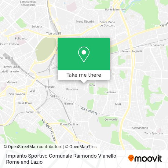 Impianto Sportivo Comunale Raimondo Vianello map