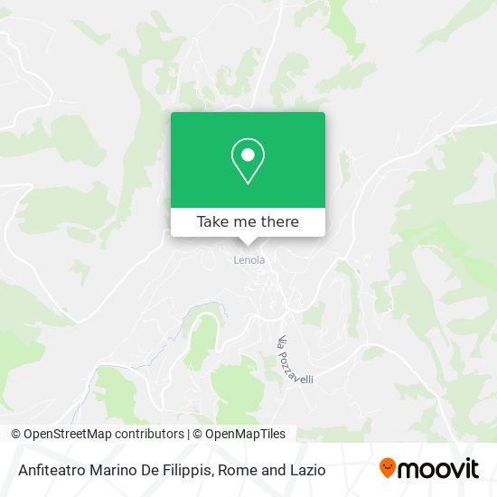 Anfiteatro Marino De Filippis map