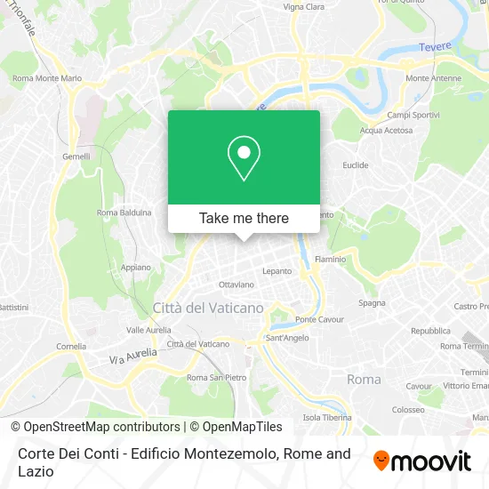 Court of Auditors - Montezemolo Building map