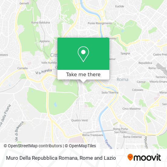 Muro Della Repubblica Romana map