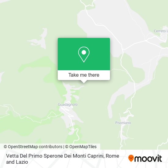 Vetta Del Primo Sperone Dei Monti Caprini map