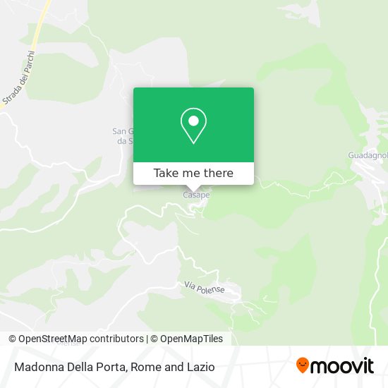 Madonna Della Porta map