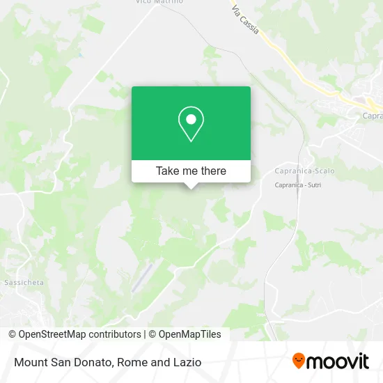 Mount San Donato map