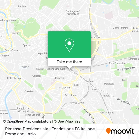 Presidential Depot - FS Italian Foundation map