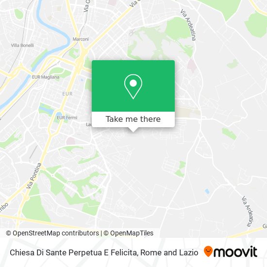 Chiesa Di Sante Perpetua E Felicita map