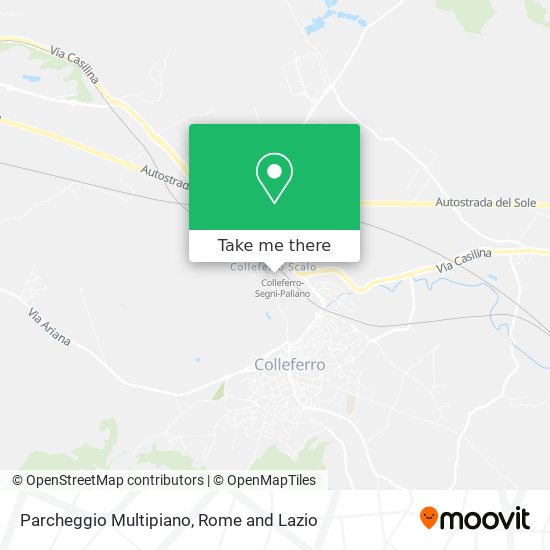 Parcheggio Multipiano map