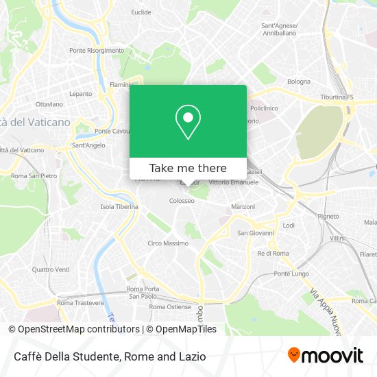 Caffè Della Studente map